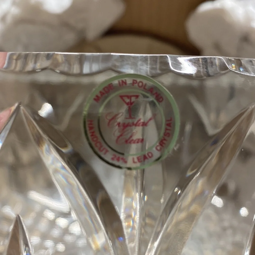 Beautiful Vintage Polish Crystal Bowl